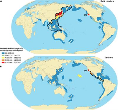 Trade Exports Predict Regional Ballast Water Discharge by Ships in San Francisco Bay